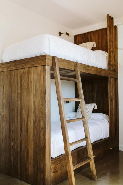 Two bunk beds in the Fuerteventura Dreamsea Surf House accommodation for small group travel.